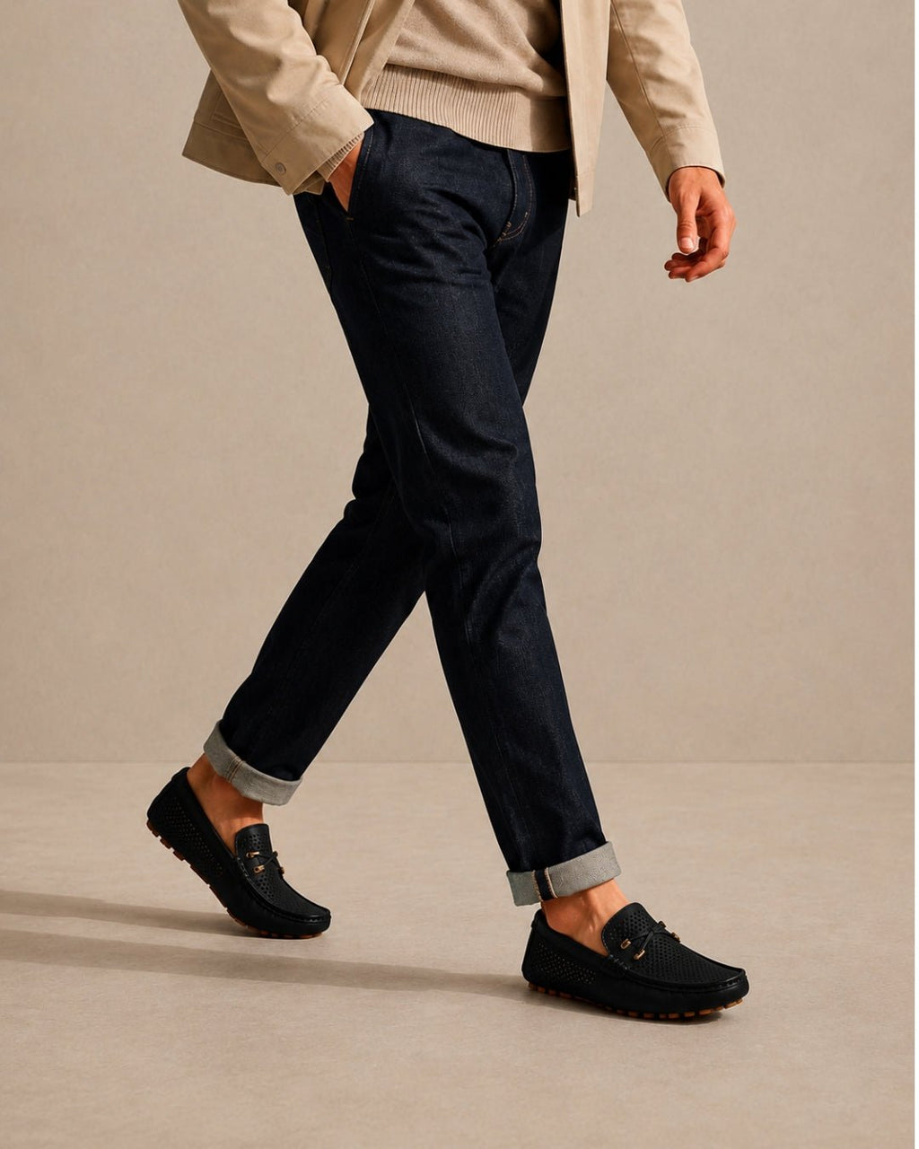 ARDELIO - Valemont Loafer | Suede Driving Loafer - ARD-VAL-CB-7