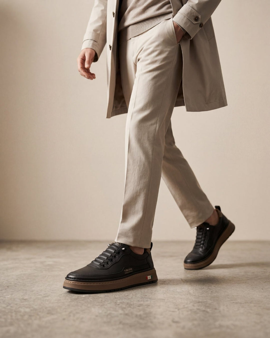 ARDELIO - Valerio Court | Italian Leather Sneaker - ARD-VLR-CRT-ON-7