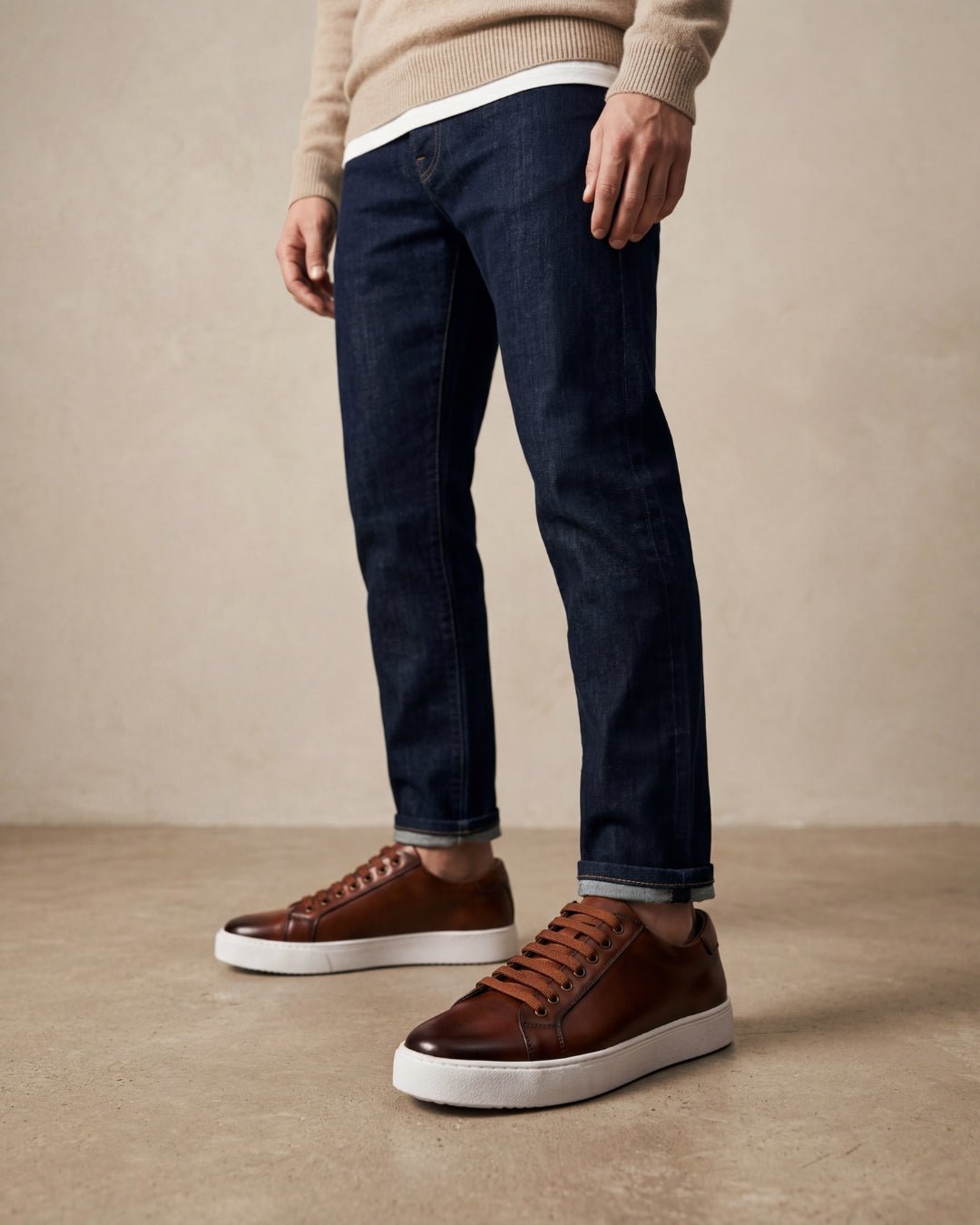 ARDELIO - Valmere Court | Italian Leather Sneaker - ARD-VLM-CRT-CN-7